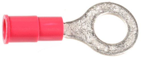 Vinyl Insulated Ring Terminal 22-18 Gauge 1/4" Stud Red | 12117040