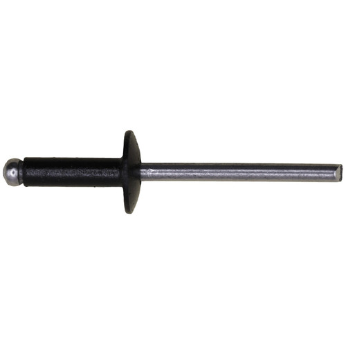 Black Aluminum Rivet 5/32" Diameter 1/4"-3/8" Grip | 12117006