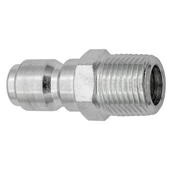 1/4" Plated Steel Straight-Through Nipple With Male Pipe (NPT) Thread | GLSCPST3