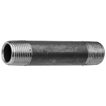 3/8" X 3" Long Schedule 40 Black Steel Pipe Nipple | GLSG1616-038X3
