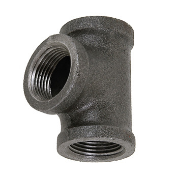 1-1/4" Black Pipe Tee | GLSG08T88M-125-125