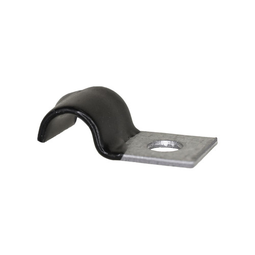 Half Clamp 3/16"- Galvanized Vinyl Coated | 12110608