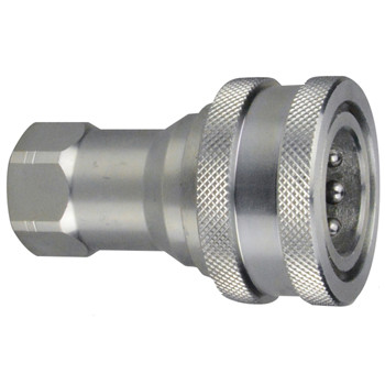3/4" C100 Series ISO-B Hydraulic Coupler With Female Pipe (NPTF) Thread | GLSC101-12