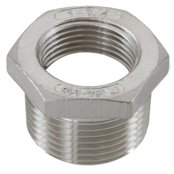 3/4" X 1/2" Stainless Steel Pipe Bushing | GLSG0816SS-075-050