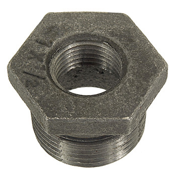 1" X 1/4" Black Pipe Bushing | GLSG0816M-100-025