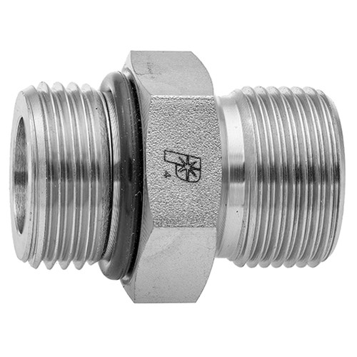 1-1/16-12 Male O-Ring Boss to 3/4" Male BSP Parallel Connector | GLS36011-12-12