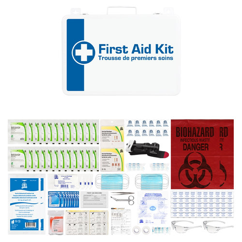 British Columbia, Basic First Aid Kits (WorkSafeBC Z1220) - Metal Pack | WLSF742M360