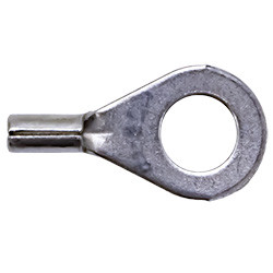 50 PCS 22-18 AWG 1/4" Non-Insulated High-Temperature Ring Connectors | 1139106-15