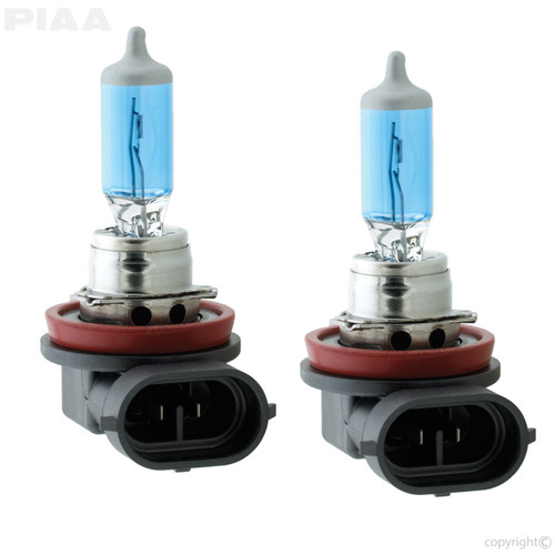 H8 Xtreme White Plus Replacement Halogen Bulbs, Twin Pack | PIAH-457E