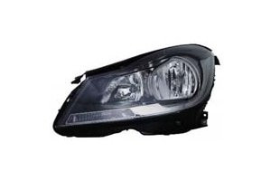 Headlight Assembly, Passenger Side; w/o Cornering Lamp; Black | 74ADP340-1135RAC2