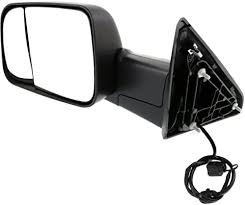 Mirror Assembly, Driver Side, Textured Black; Manual; Tow Type | 74ADG95-941-D2