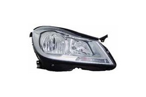 Headlight Assembly, Passenger Side; w/o Cornering Lamp; Chrome | 74ADP340-1135RAC1