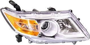 Headlight Assembly, Passenger Side; Halogen; w/Chrome Bezel | 74AYC20-9187-00F