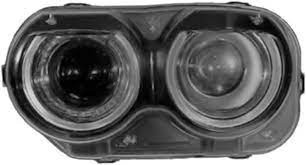 Headlight Assembly, Driver Side; Halogen; w/Air Duct; w/LED Rings | 74ADP334-1141LACN2