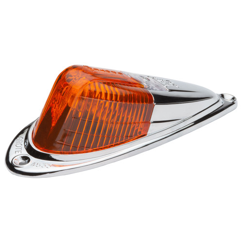 Deluxe Die-Cast Cab Marker Light, Amber | GRO45333