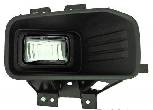 Fog Lamp Assembly, Passenger Side; LED; Matte Black Bezel; w/Bracket | 74ADP330-2052RAC