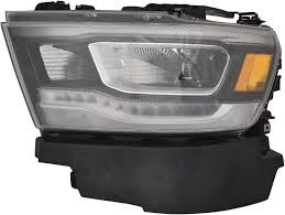 Headlight Assembly, Driver Side; LED; Standard Type; Chrome Upper & Lower Trim | 74AVSA34-1104LUS1