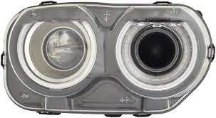Headlight Assembly, Passenger Side; Halogen; w/Air Duct; w/LED Rings | 74ADP334-1141RACN2