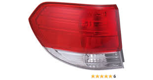 Rear Tail Lamp Assembly, Driver Side; Outer; Halogen | 74ADP317-1987LUC