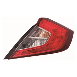 Rear Tail Lamp Assembly, Outer, Passenger Side; Halogen | 74AVS11-6877-00