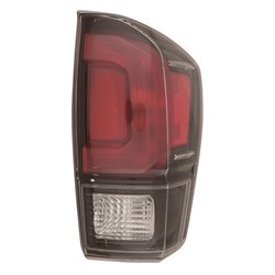 Rear Tail Lamp Assembly, Passenger Side; Halogen; Black Bezel | 74ADP312-19ACRAF2C