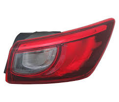 Rear Tail Lamp Assembly, Passenger Side; Outer; LED; w/Halogen Signal & Marker Lamps | 74AYC11-6901-00