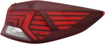Rear Tail Lamp Assembly, Passenger Side; Outer; LED; w/Halogen Signal | 74AYC11-9159-00