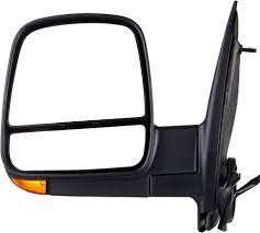 Mirror Assembly, Driver Side, Textured Black; Power; Heated; Signal; w/o Blindspot; Dual Glass; Manual Folding | 74ACV77-941-E2