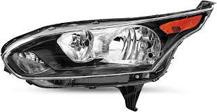 Headlight Assembly, Driver Side; Halogen; Black Bezel | 74ADPK30-1163LAC2