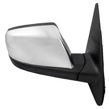 Mirror Assembly, Passenger Side; Chrome Cap; Power & Heated; w/o Signal; w/o Blindspot; Single Arm | 74ATYJ7-941-A1