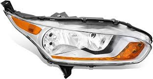 Headlight Assembly, Passenger Side; Halogen; Chrome Bezel | 74ADPK30-1163RACN1