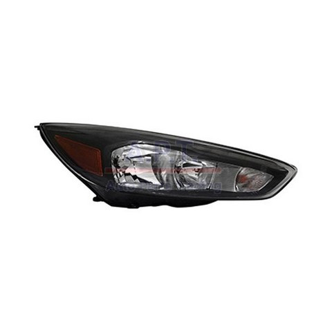 Headlight Assembly, Passenger Side; Black Bezel; w/o LED DRL | 74AVS30-1165RAS2