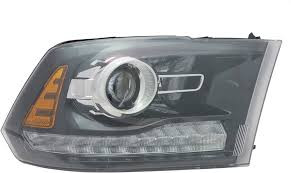 Headlight Assembly, Passenger Side; Halogen; Projector Type; w/LED Daytime Lamp; Black Bezel | 74AYC20-9391-90C