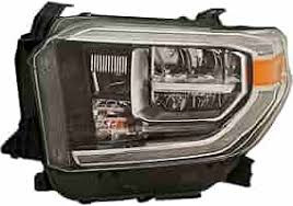 Headlight Assembly, Driver Side; LED; w/Halogen Signal & Marker Lamps; w/o Smoked Chrome Accent | 74AYC20-16218-00C