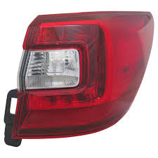 Rear Tail Lamp Assembly, Outer, Passenger Side; LED; w/Halogen Signal & Marker Lamps | 74AYC11-6717-00