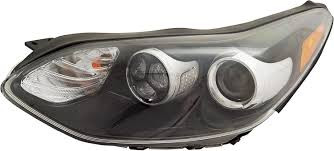 Headlight Assembly, Driver Side; Halogen; w/LED Daytime Lamp; FWD | 74ADP323-1155LAF2