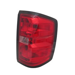 Rear Tail Lamp Assembly, Passenger Side; Halogen; w/Black Surround; w/Small Back Up Lamp | 74AVSK35-1964RAS