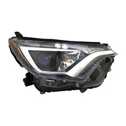 Headlight Assembly, Passenger Side; Halogen; w/Silver Metallic Bezel; North America Built | 74AVS20-9789-00
