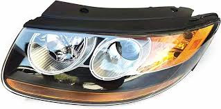 Headlight Assembly, Driver Side; Halogen; Amber Reflector | 74AYC20-12364-00C