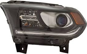 Headlight Assembly, Driver Side; Halogen; Projector Type; Black Bezel; w/o Daytime Lamp | 74ADP334-1139LACD2