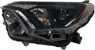 Headlight Assembly, Passenger Side; Halogen; Black Bezel; North America Built | 74AVS312-11AGLUC7