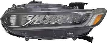 Headlight Assembly, Driver Side; LED; w/Halogen Hi-Beam | 74AVS317-1186LAS2