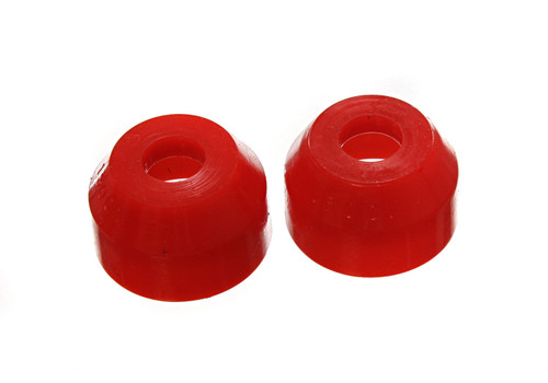 Tie Rod Dust Boot, Red, Round Style, Largest Dia. Taper 0.59"/15mm, Socket Top Dia. 1 3/8"/35mm, 2 Pack | 3069.13101R