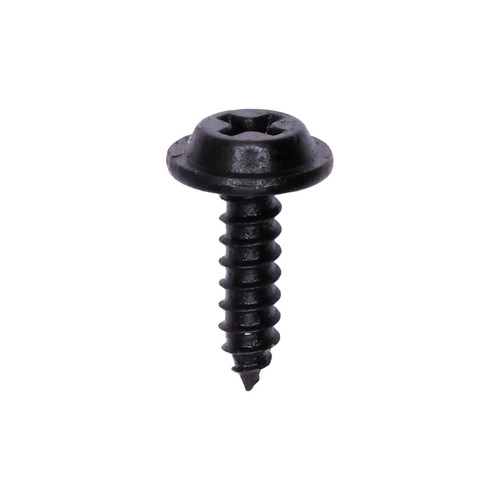 Phillips Flat Washer Head Tapping Screw #6 X 1/2" Black | 12112950