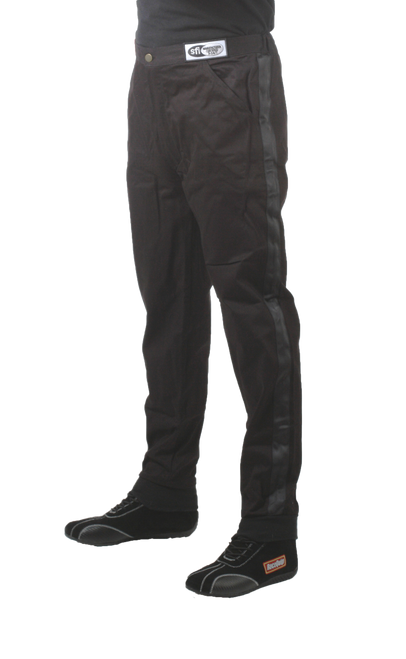 SFI-1 Pyrovatex Single-Layer Racing Fire Pants, Black - Medium-Tall | 0RQ112004RQP