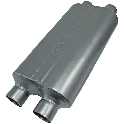50 H.D. Muffler 409S - 2.50 Dual In / 2.50 Dual Out - Moderate Sound | 37A8525554