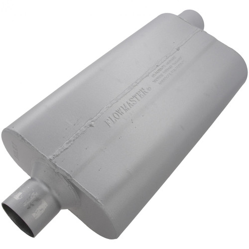 50 Delta Flow Muffler - 2.50 Center In / 2.50 Offset Out - Moderate Sound | 37A942552