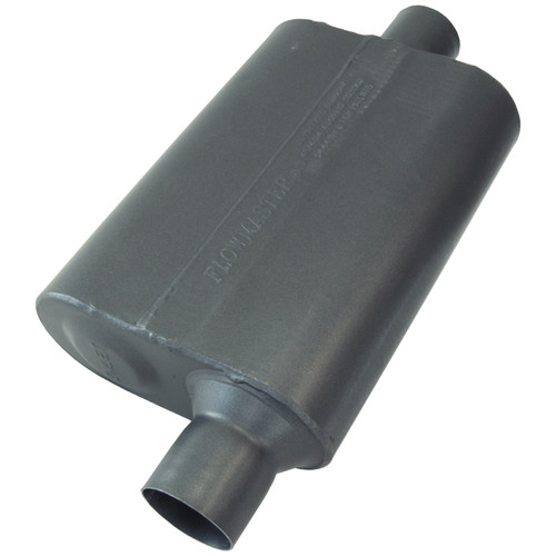 40 Series Muffler 409S - 2.25 Offset In / 2.25 Center Out - Aggressive Sound | 37A8042441