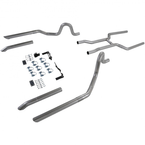 Header-back System - 2.50 in. Dual Rear Exit - Pipes Only No Mufflers | 37A17107