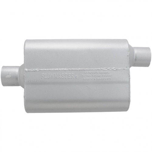 40 Delta Flow Muffler - 2.50 Center In / 2.50 Offset Out - Aggressive Sound | 37A942542